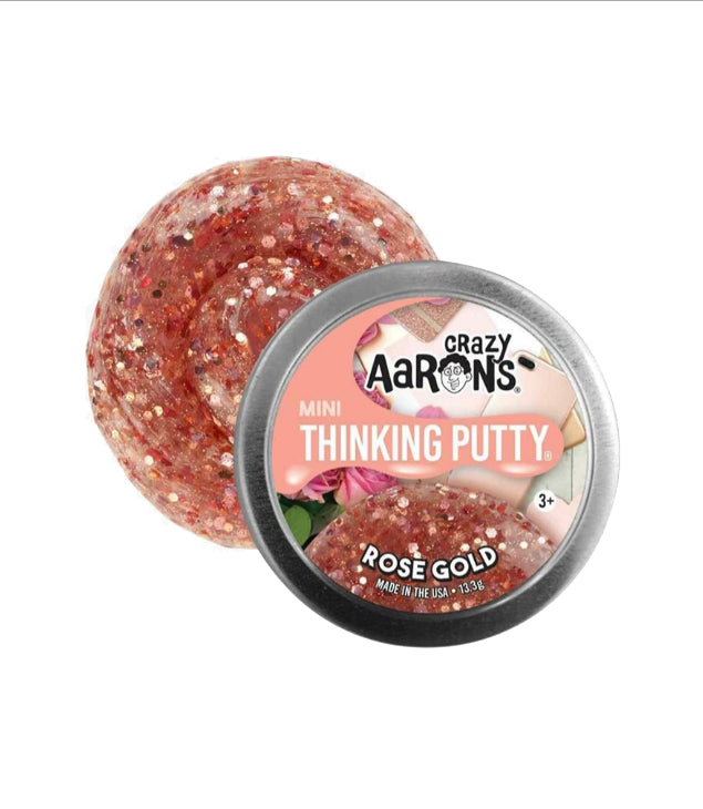 Crazy Aaron's Rose Gold MIni Thinking Putty