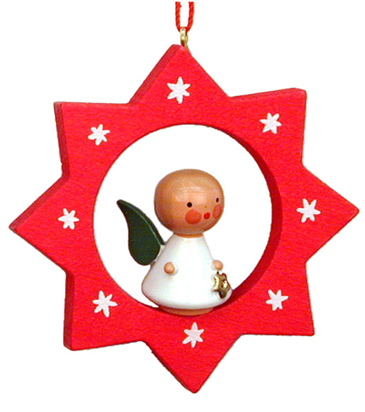 Christian Ulbricht Ornament - Star with Angel 2