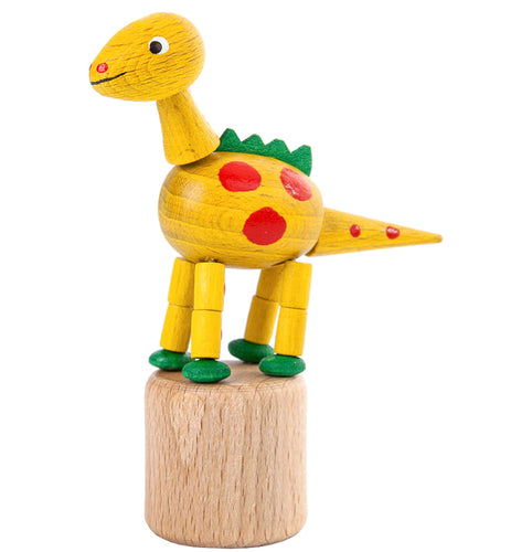 Dregeno Push Toy - Yellow Dinosaur