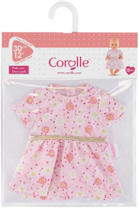 Pink Dress for 12-inch baby doll