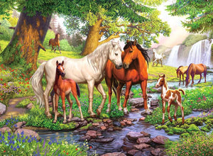 Horses by the Stream
