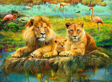 Lions in the Savanna