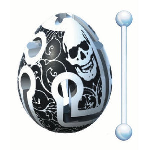Smart Egg Labyrinth Puzzle - Skull