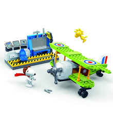 Peanuts "Flying Ace - Green Plane" Building Set by BanBao (#7522)