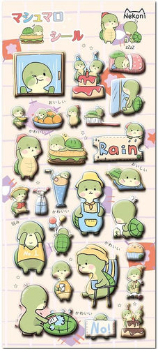 Turtle Puffy Stickers