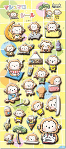 Monkey Puffy Stickers