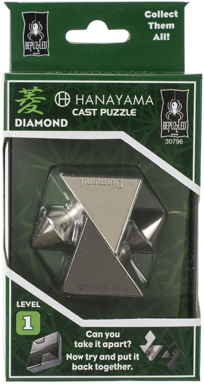 Hanayama Cast Puzzle - Diamond - Level 1