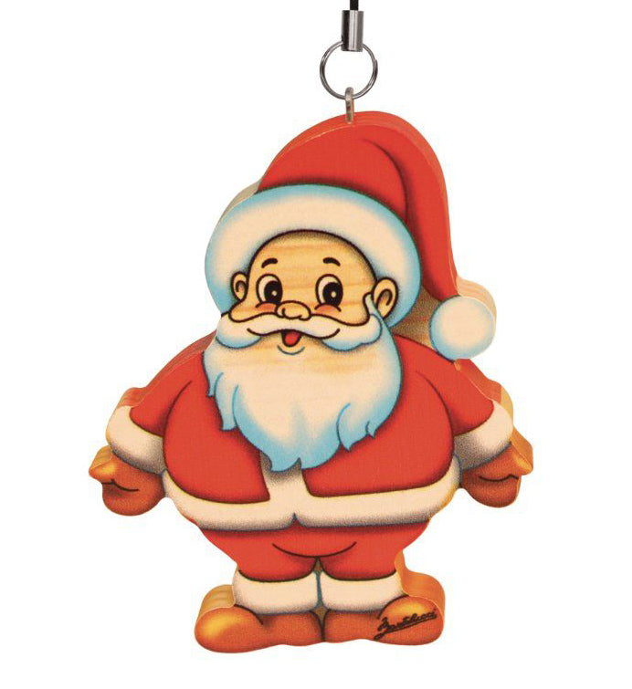 Santa Claus Wooden Ornament