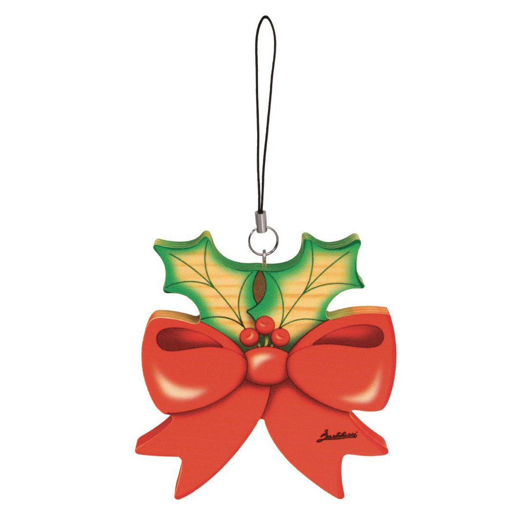 Bow Wooden Ornament