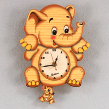 Medium Pendulum Clock - Elephant