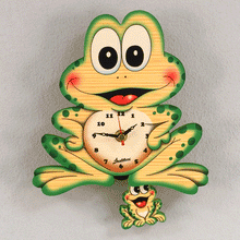 Medium Pendulum Clock - Frog