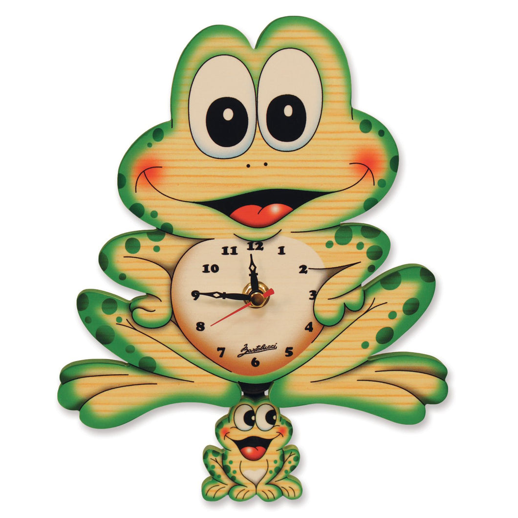 Medium Pendulum Clock - Frog