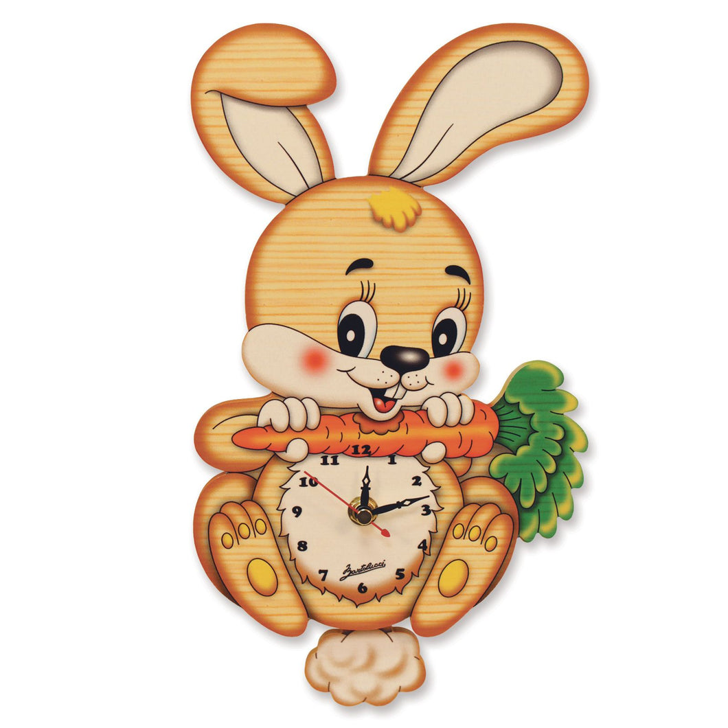 Medium Pendulum Clock - Rabbit