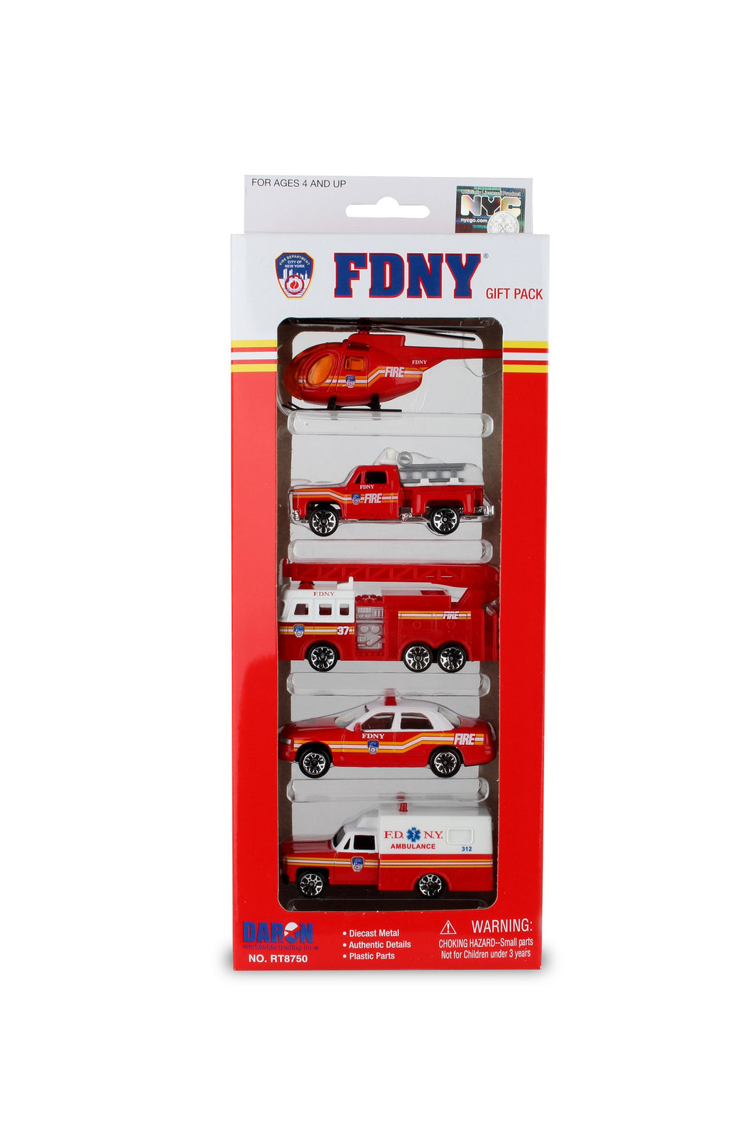 FDNY 5-Piece Vehicle Set